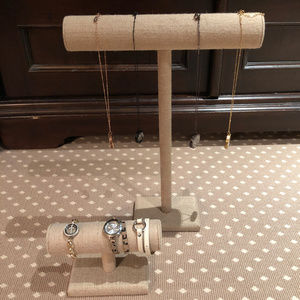 Origami Owl Linen T-Bar & Bracelet Two Display set